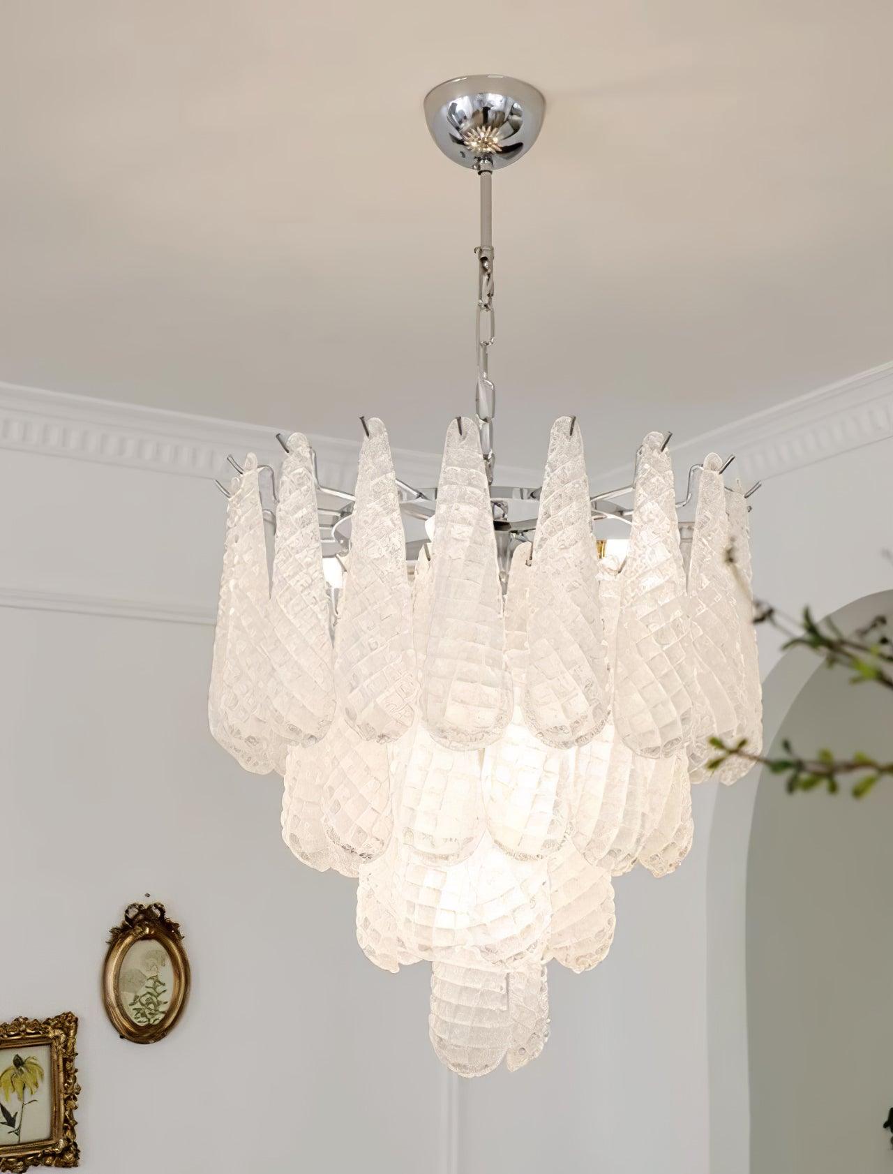 Zemaryra Murano Glass Chandelier - Neutralighting