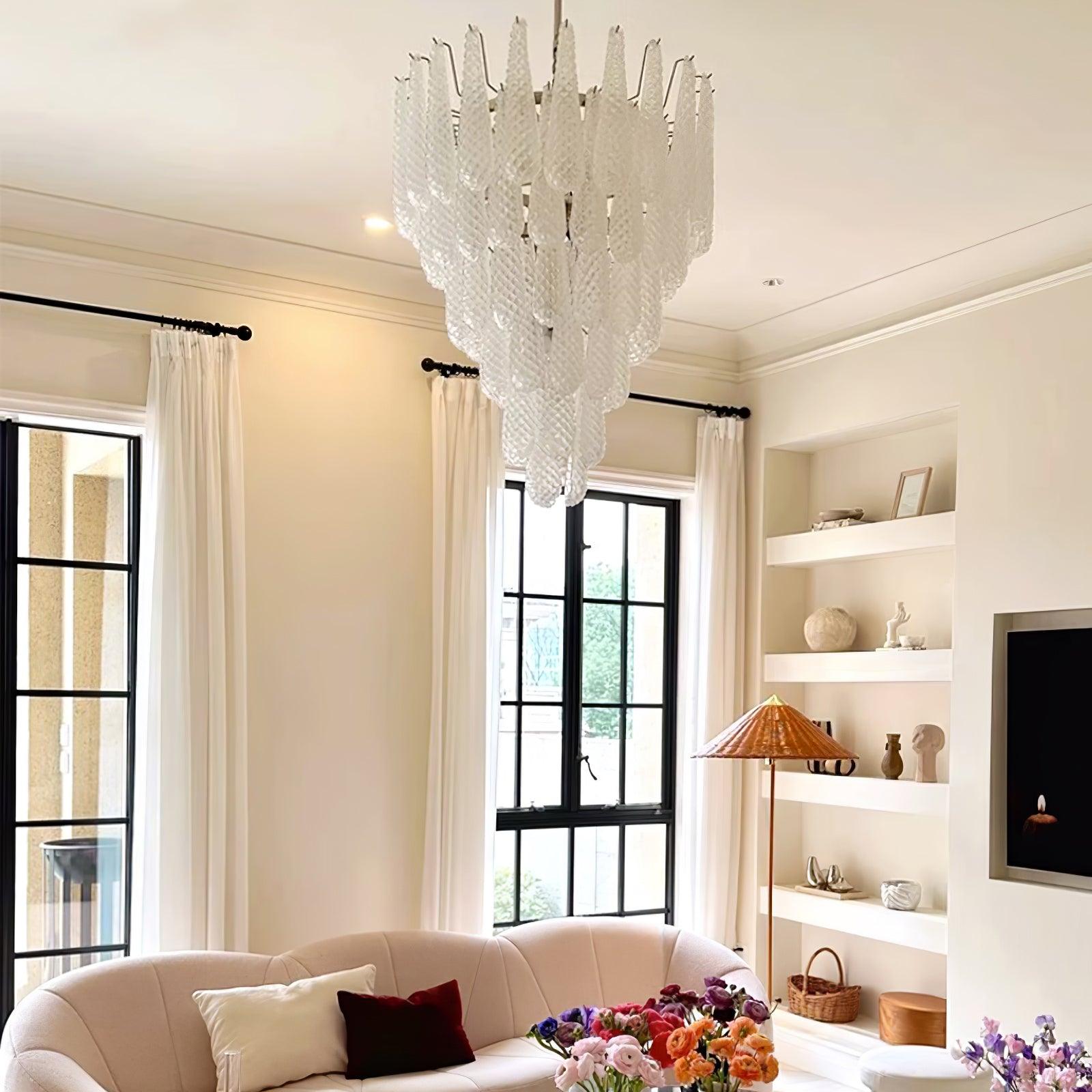 Zemaryra Murano Glass Chandelier - Neutralighting