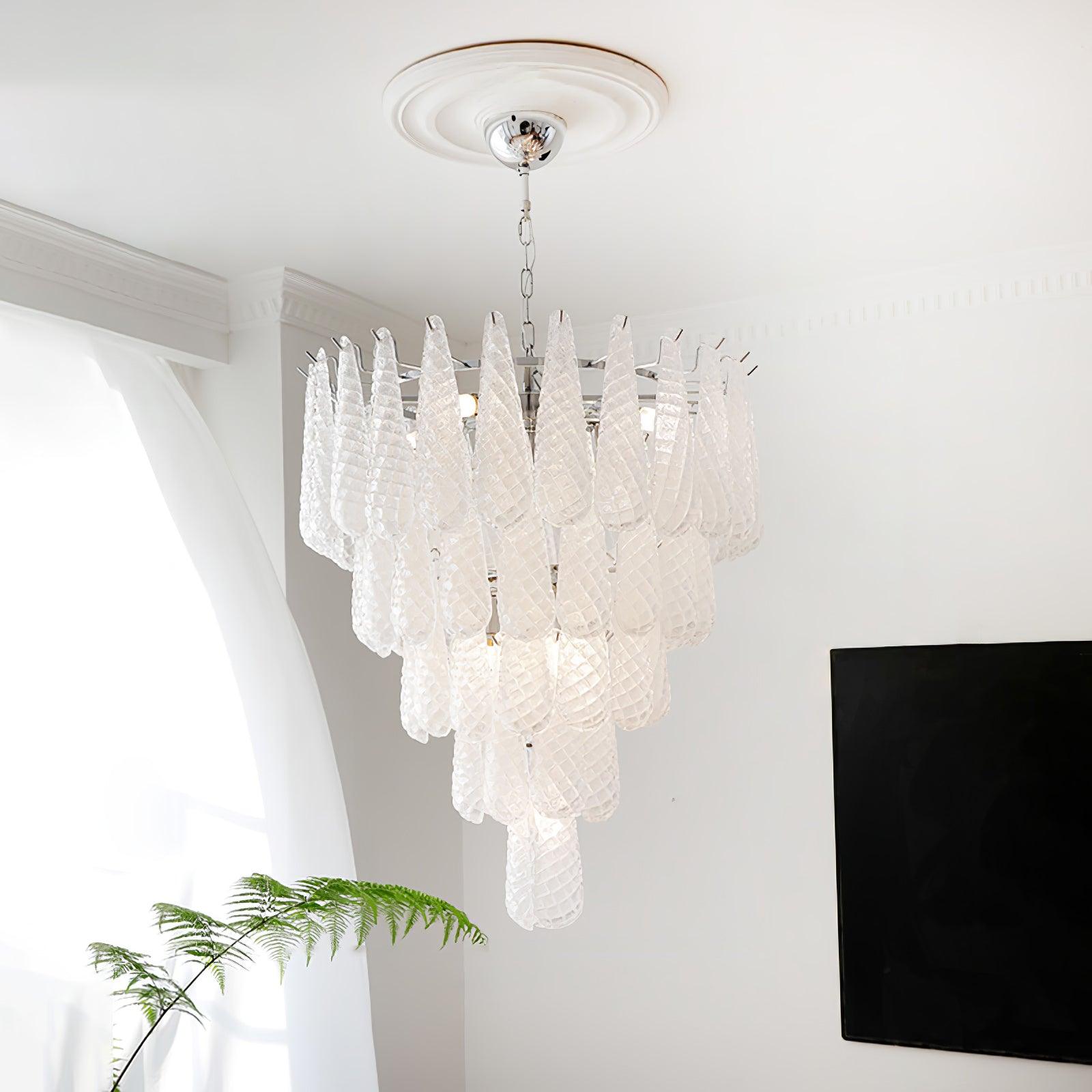 Zemaryra Murano Glass Chandelier - Neutralighting