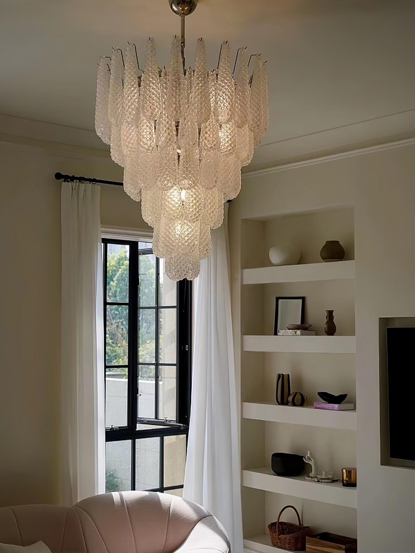 Zemaryra Murano Glass Chandelier - Neutralighting