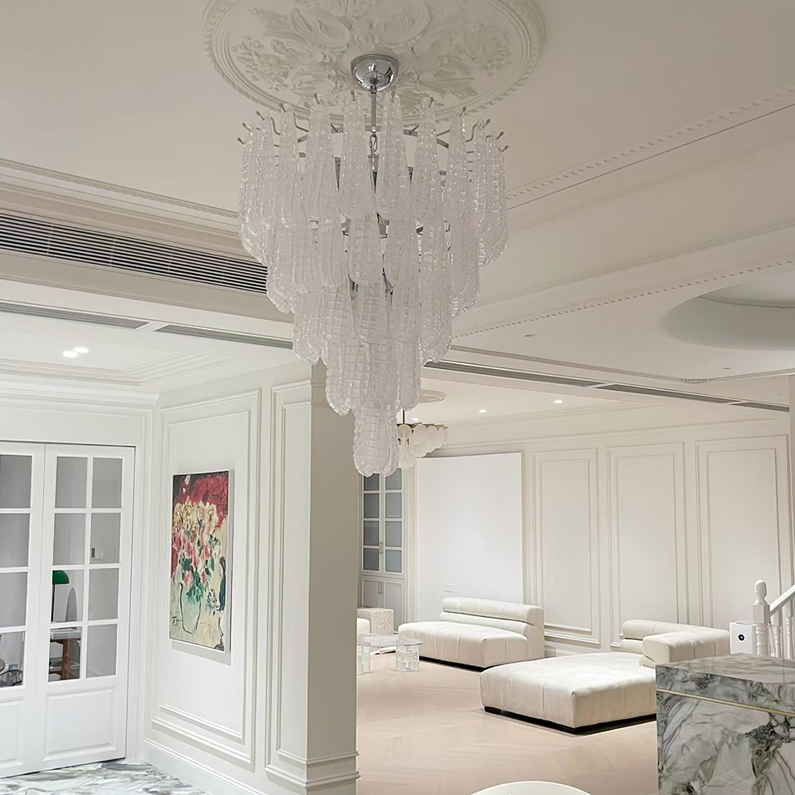Zemaryra Murano Glass Chandelier - Neutralighting