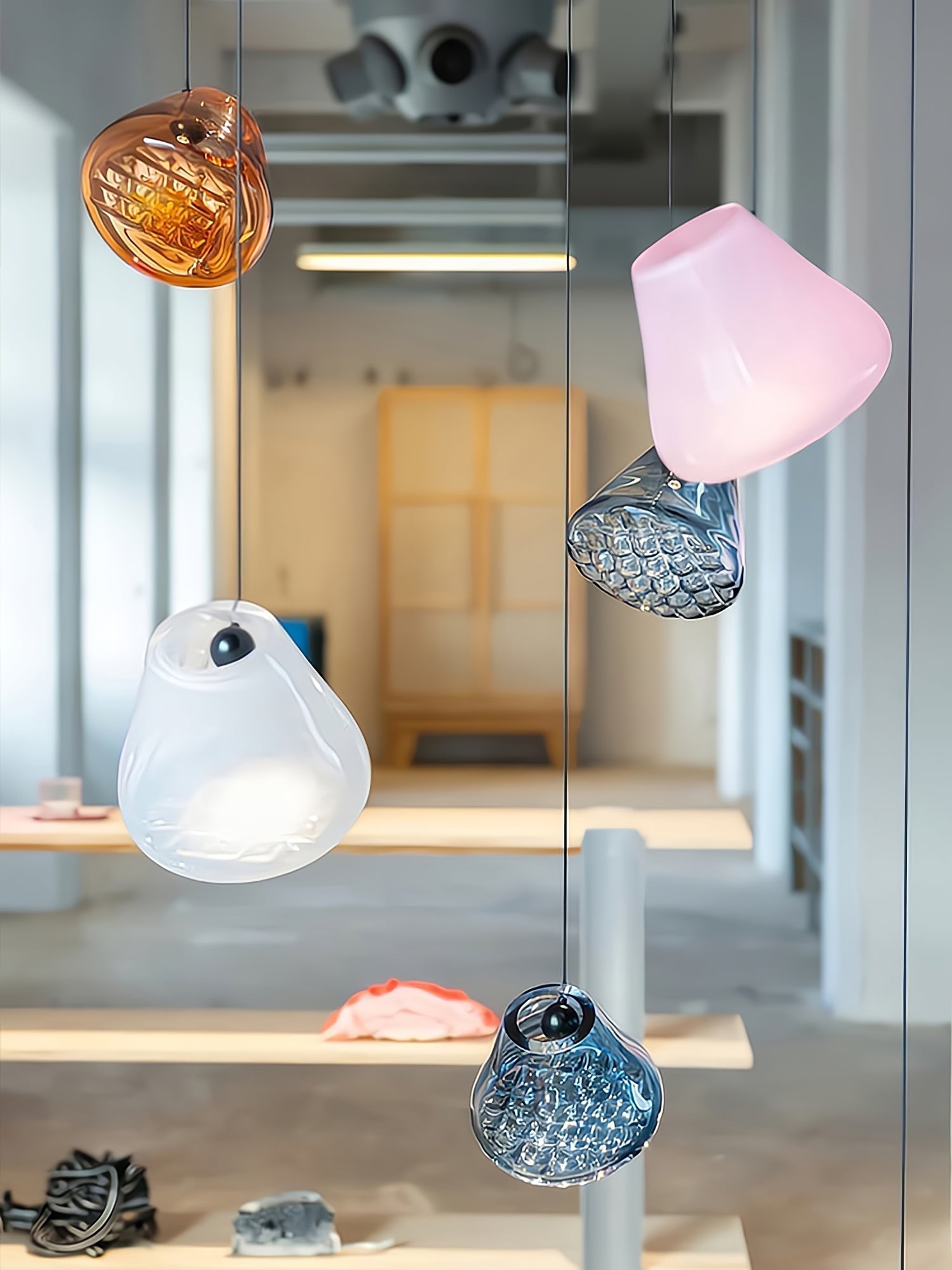 Callie Modern Glas Pendelleuchte Leuchte-Letslighting