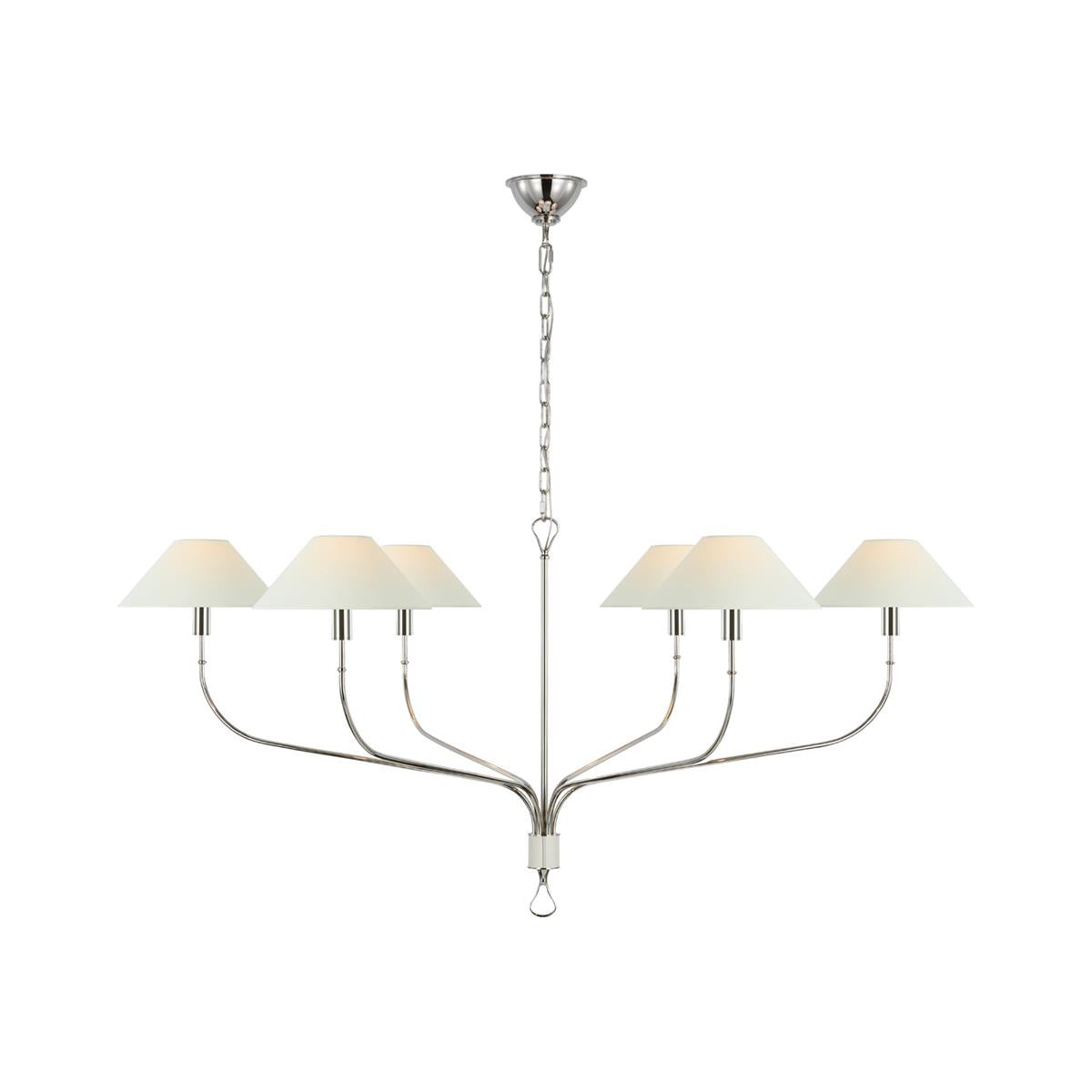 Ulshaaris Vintage Industrie Versetzte Schwanz Messing Stoff Kronleuchter-Letslighting