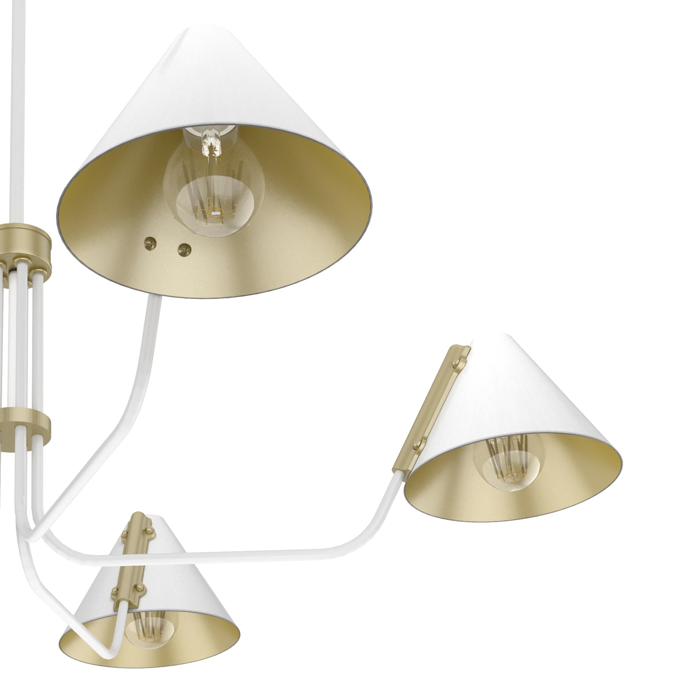 Cucarara Vintage Industrie Insel Schwarz Kronleuchter-Letslighting