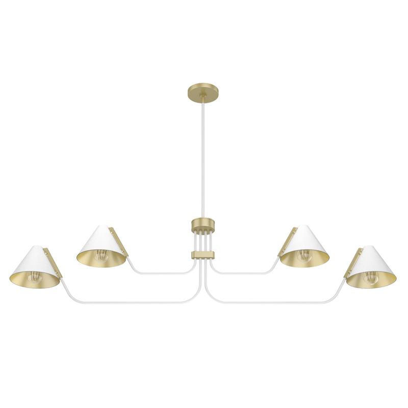 Cucarara Vintage Industrie Insel Schwarz Kronleuchter-Letslighting