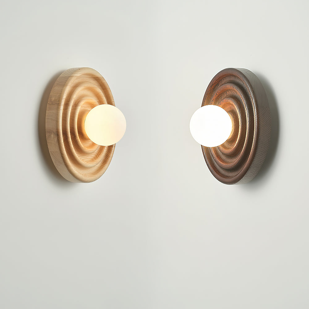 Ultalora Holz Glas Wandleuchte-Letslighting