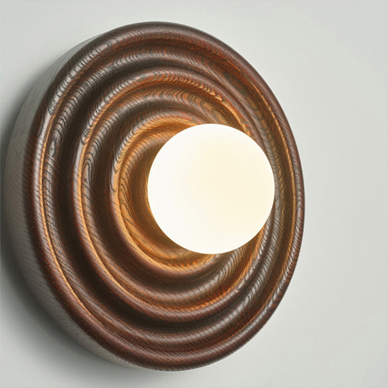 Ultalora Holz Glas Wandleuchte-Letslighting