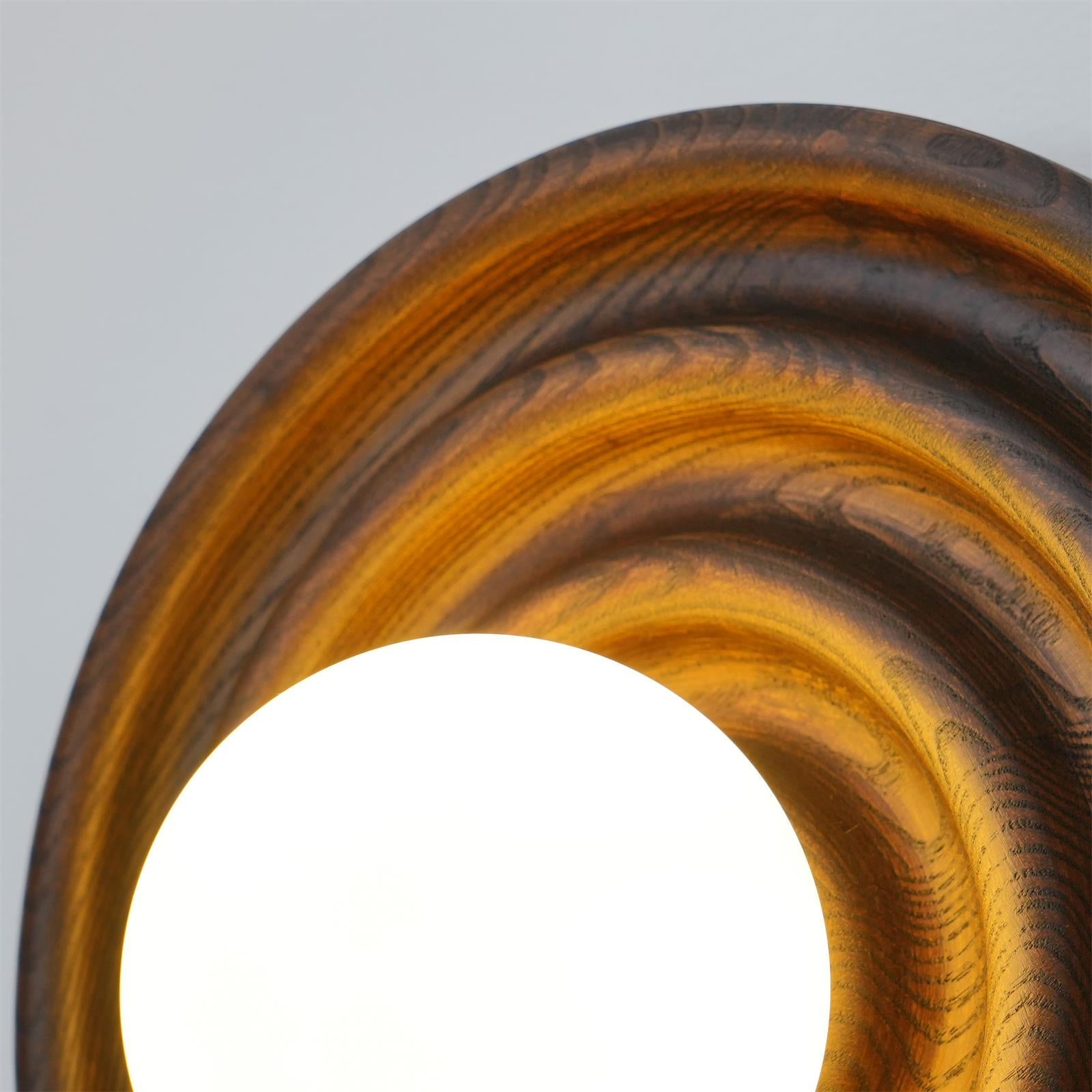 Blair Holz Glas Wandleuchte-Letslighting