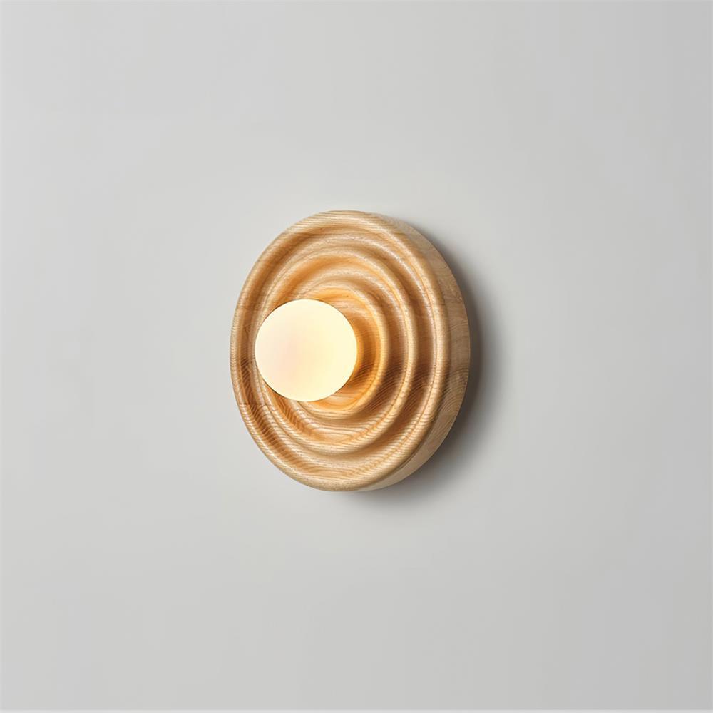 Blair Holz Glas Wandleuchte-Letslighting