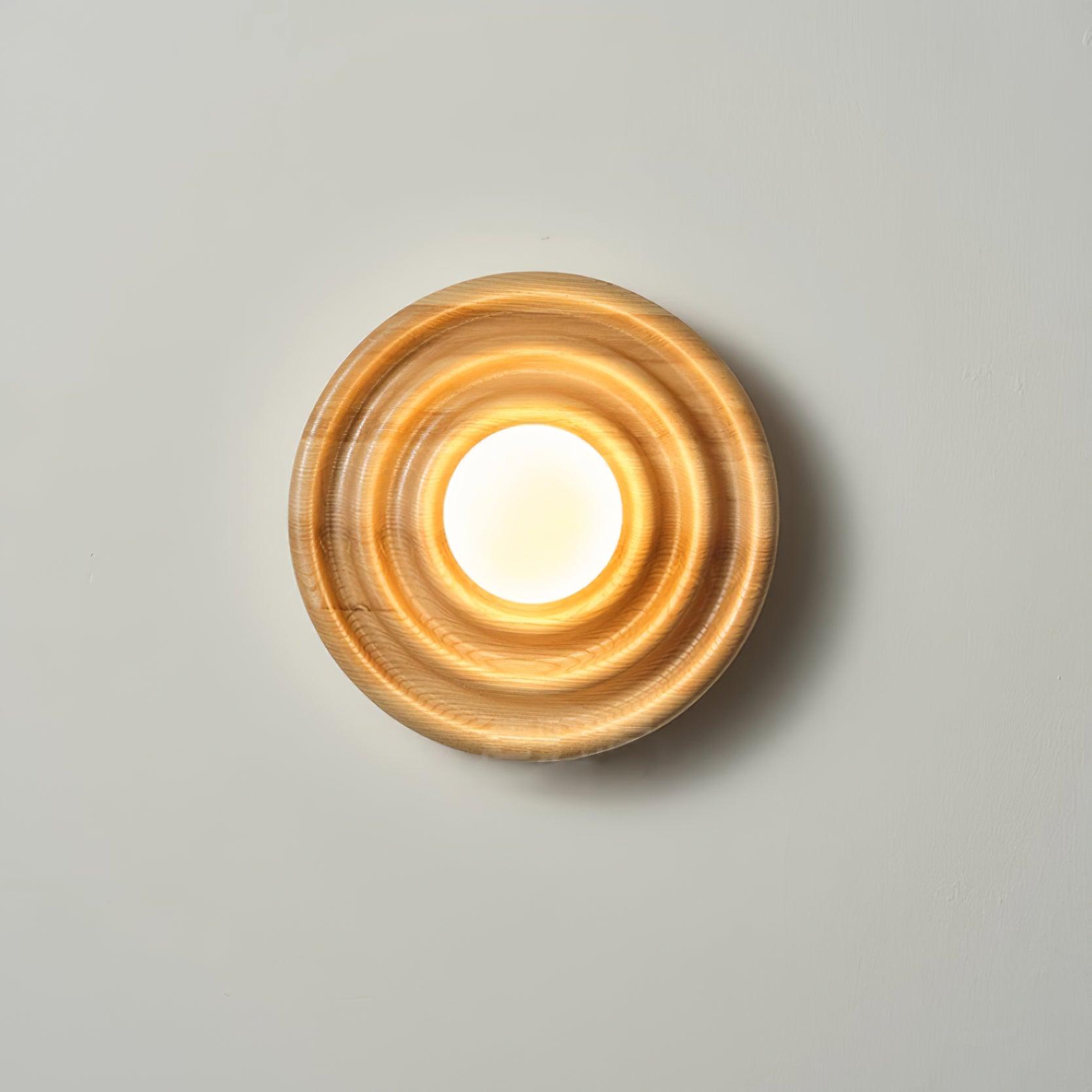 Blair Holz Glas Wandleuchte-Letslighting