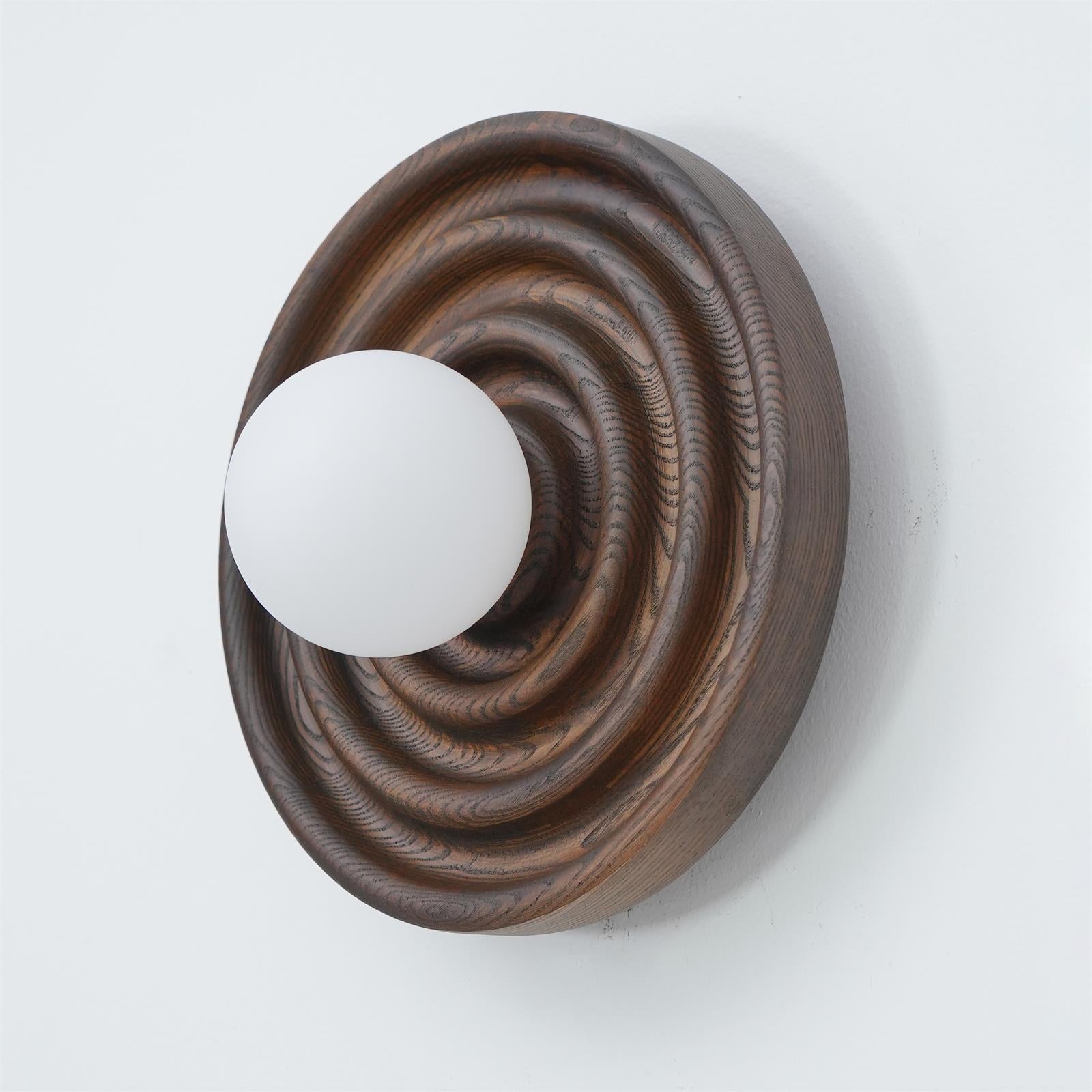 Blair Holz Glas Wandleuchte-Letslighting