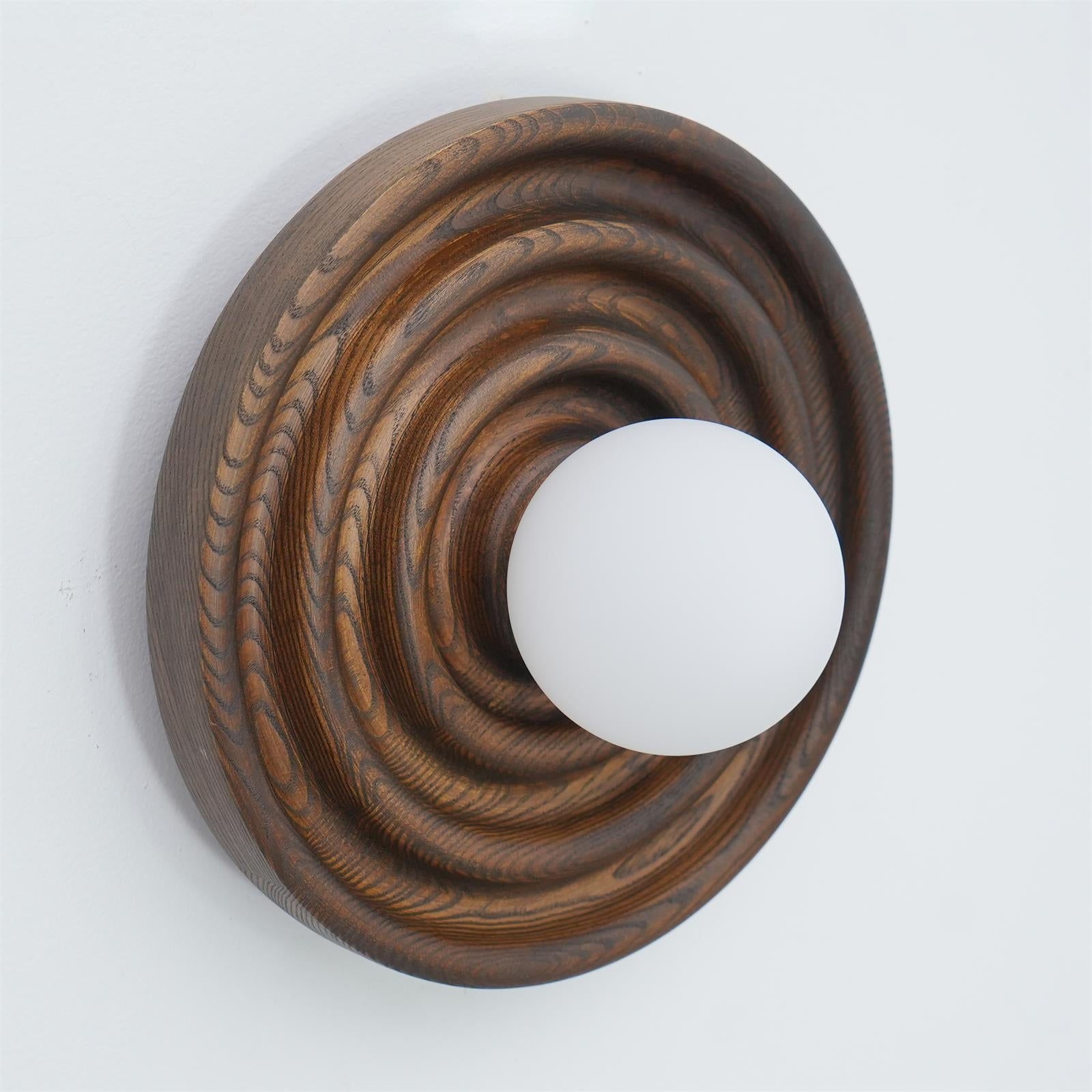 Blair Holz Glas Wandleuchte-Letslighting