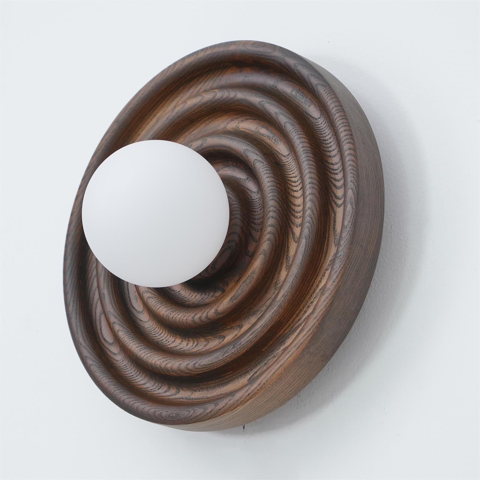 Blair Holz Glas Wandleuchte-Letslighting