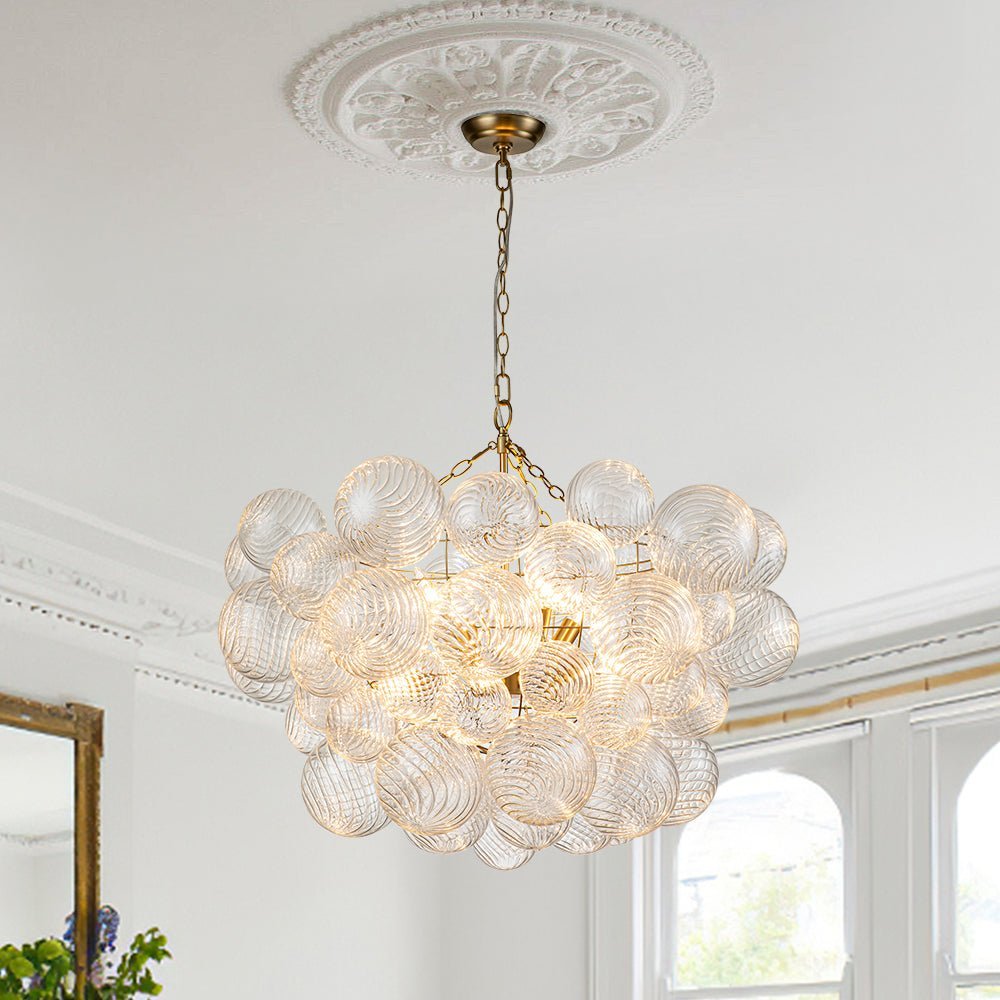 Aurora Chandelier Glass Ball Bubble Modern - Blowlighting