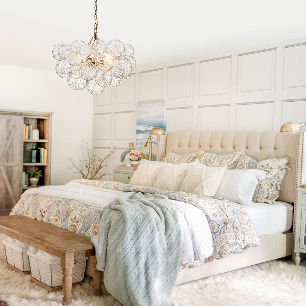 Aurora Chandelier Glass Ball Bubble Modern - Blowlighting