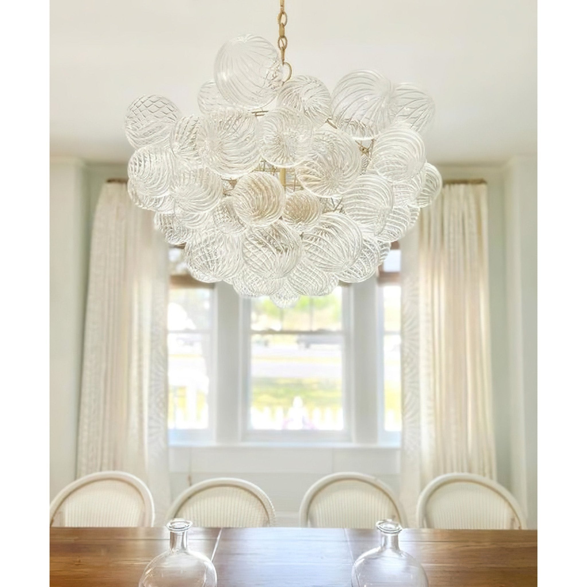 Aurora Chandelier Glass Ball Bubble Modern - Blowlighting