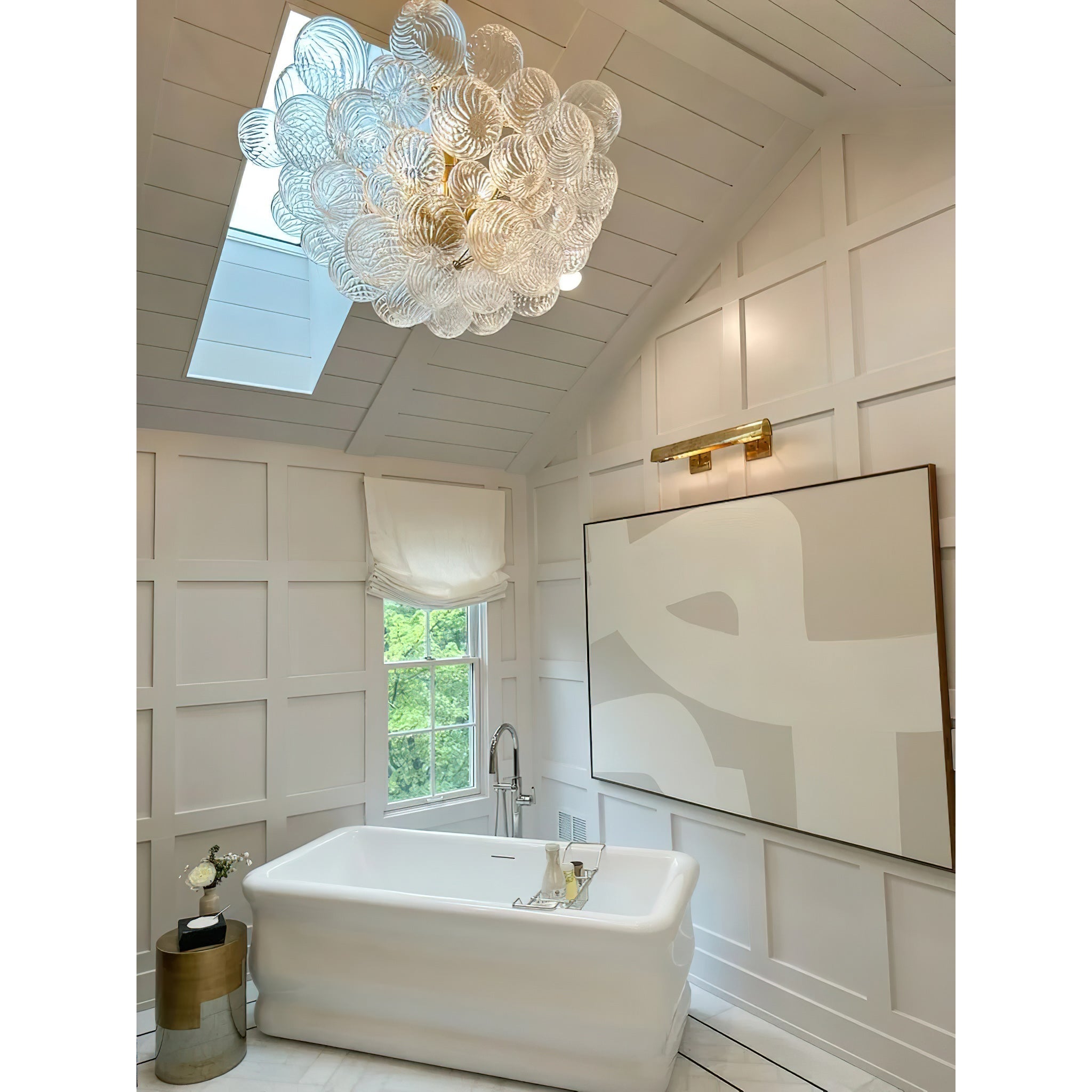 Aurora Chandelier Glass Ball Bubble Modern - Blowlighting