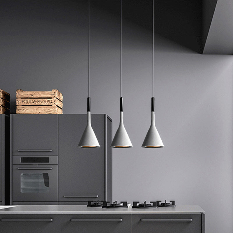 Valentina Modern LED Pendelleuchte Schwarz/Blau/Grün/Rosa/Rot/Weiß/Gelb/Grau Esszimmer/Restaurant Metall