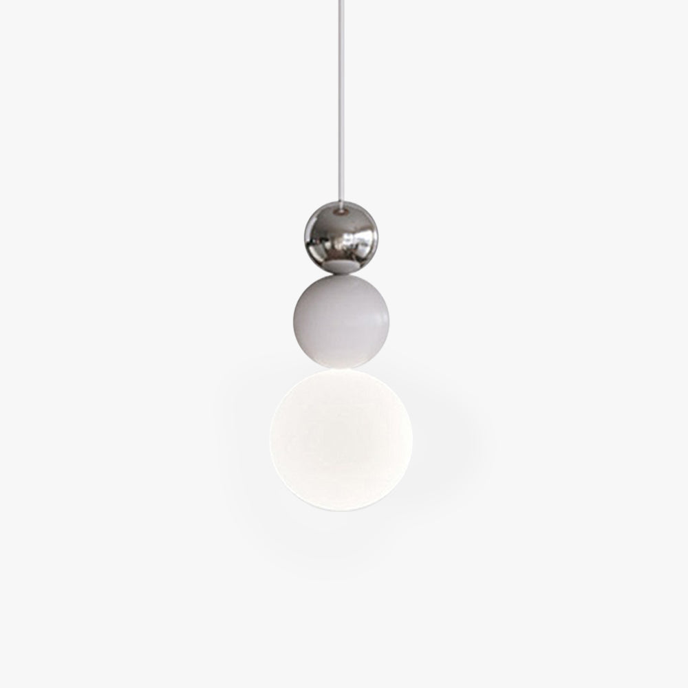 Valentina Modern Bauhaus LED Glas Metall Pendelleuchte Schlafzimmer