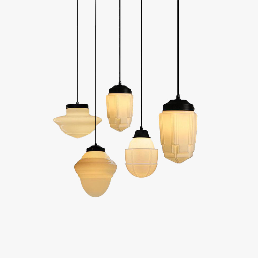 Valentina Minimalistisch LED Pendelleuchte Glas Ess/Wohnzimmer