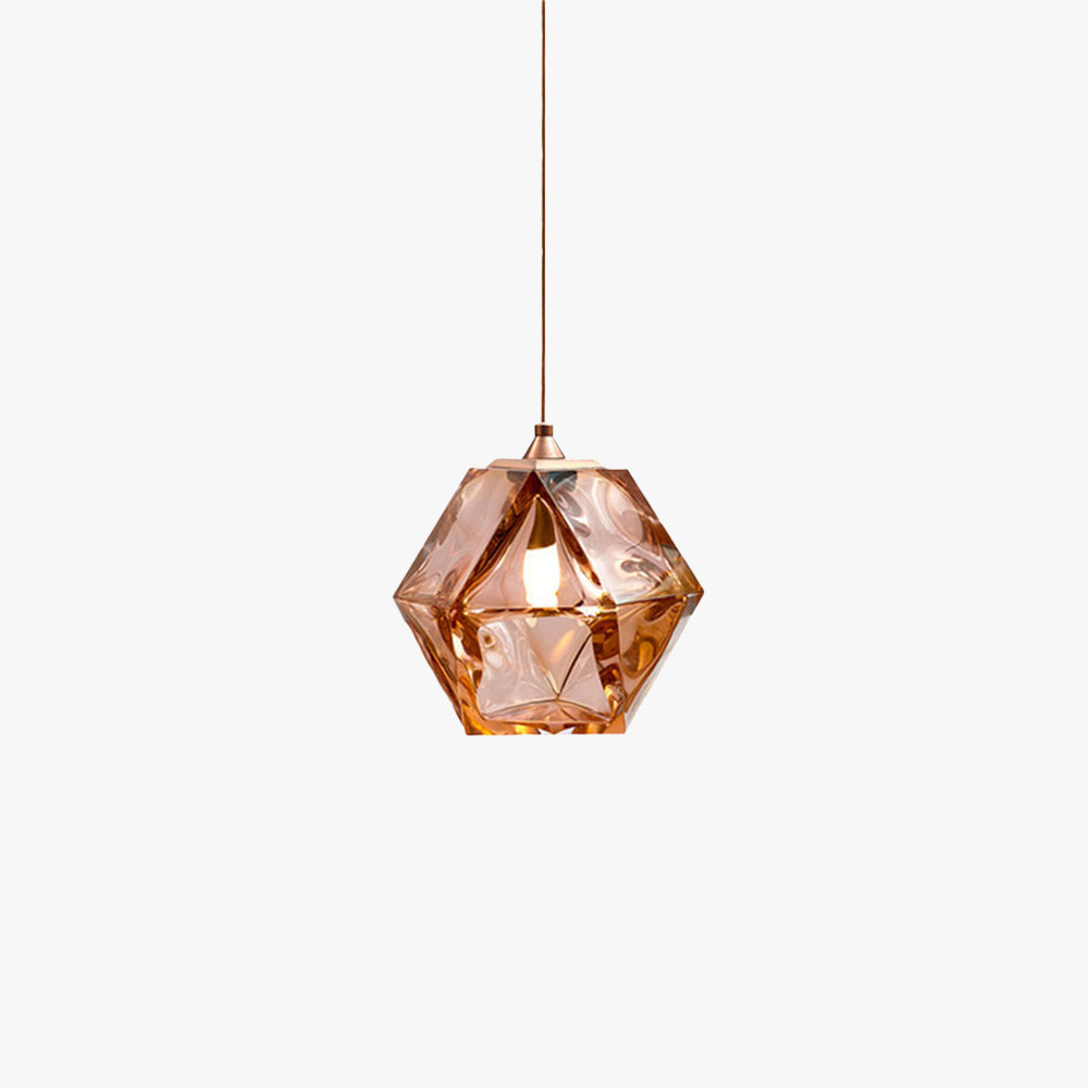 Valentina Design LED Pendelleuchte Metall/Glas Ess/Schlafzimmer