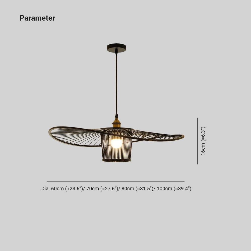 Ritta Modern LED Pendelleuchte Bambus Wohn/Esszimmer-Letslighting