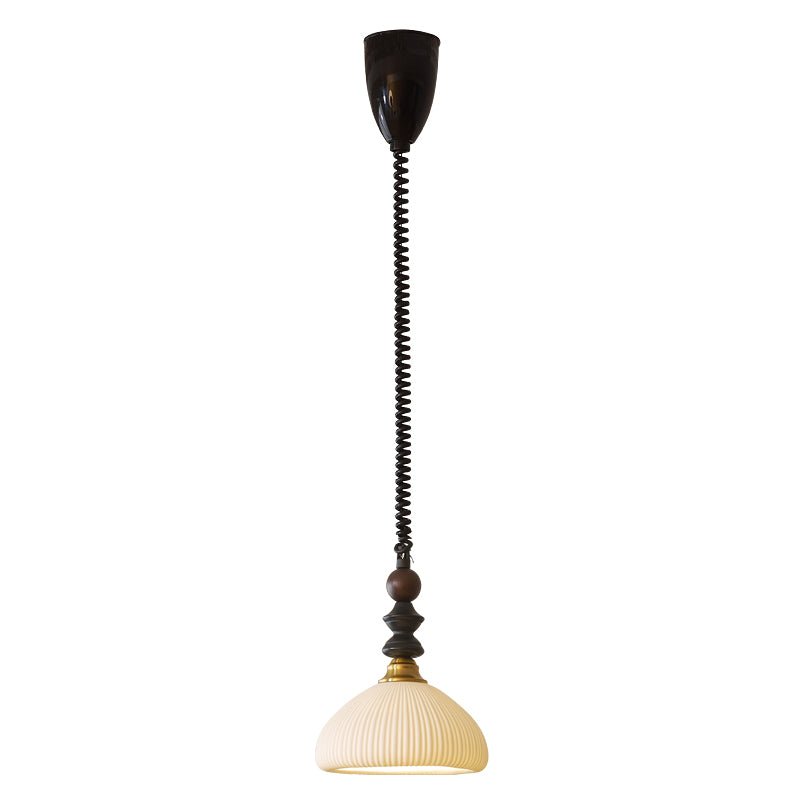 Halcyon Modern Minimalistisch Bogen Holz Pendelleuchte-Letslighting