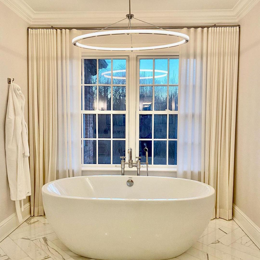 Cascading Ring Circle Pendant Lamp - Blowlighting