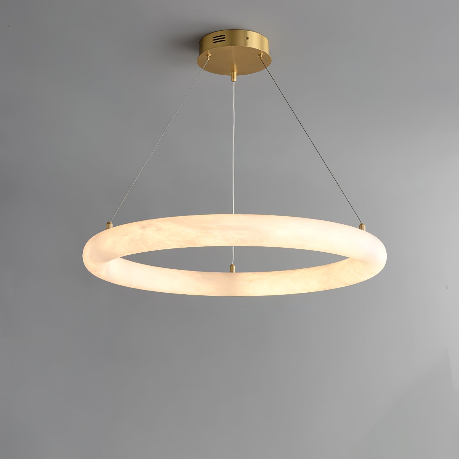 Erzorila Circular Alabaster Pendant Light - Neutralighting