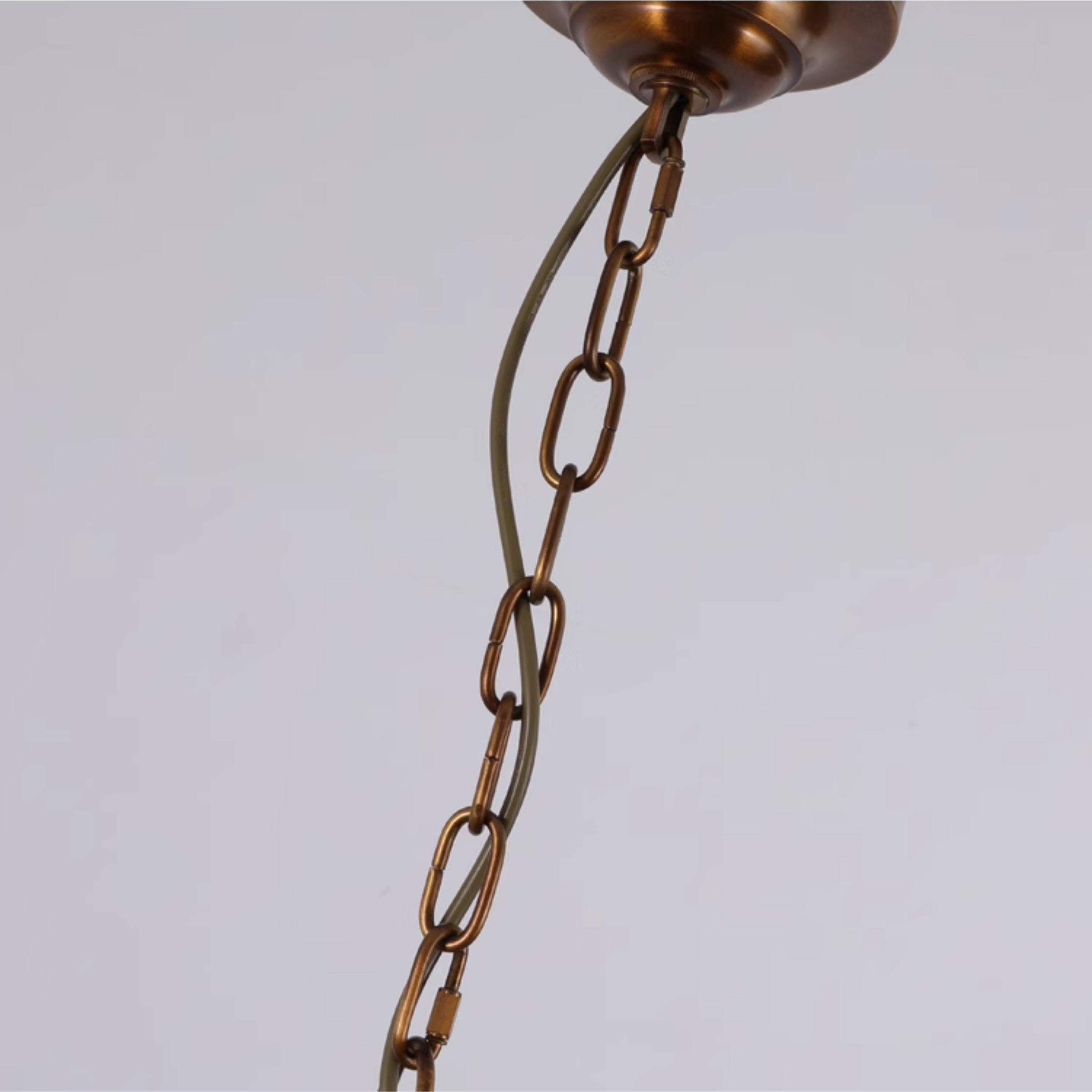 Ciphaen Postmoderner Luxus Messing Glas Kronleuchter-Letslighting