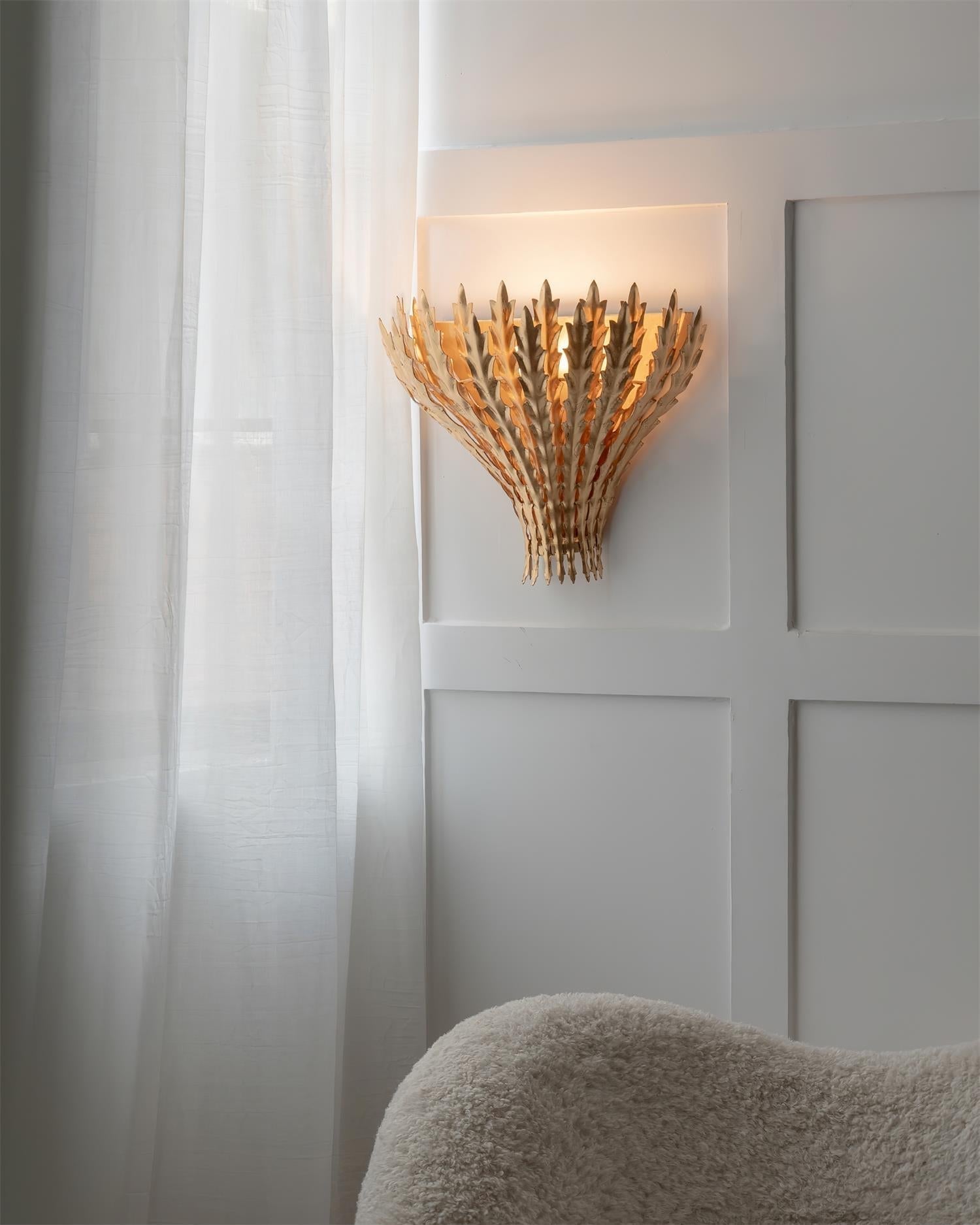 Wandleuchte Handgemacht Blatt Motiv Metall Körper Elegant Wandleuchte-Letslighting