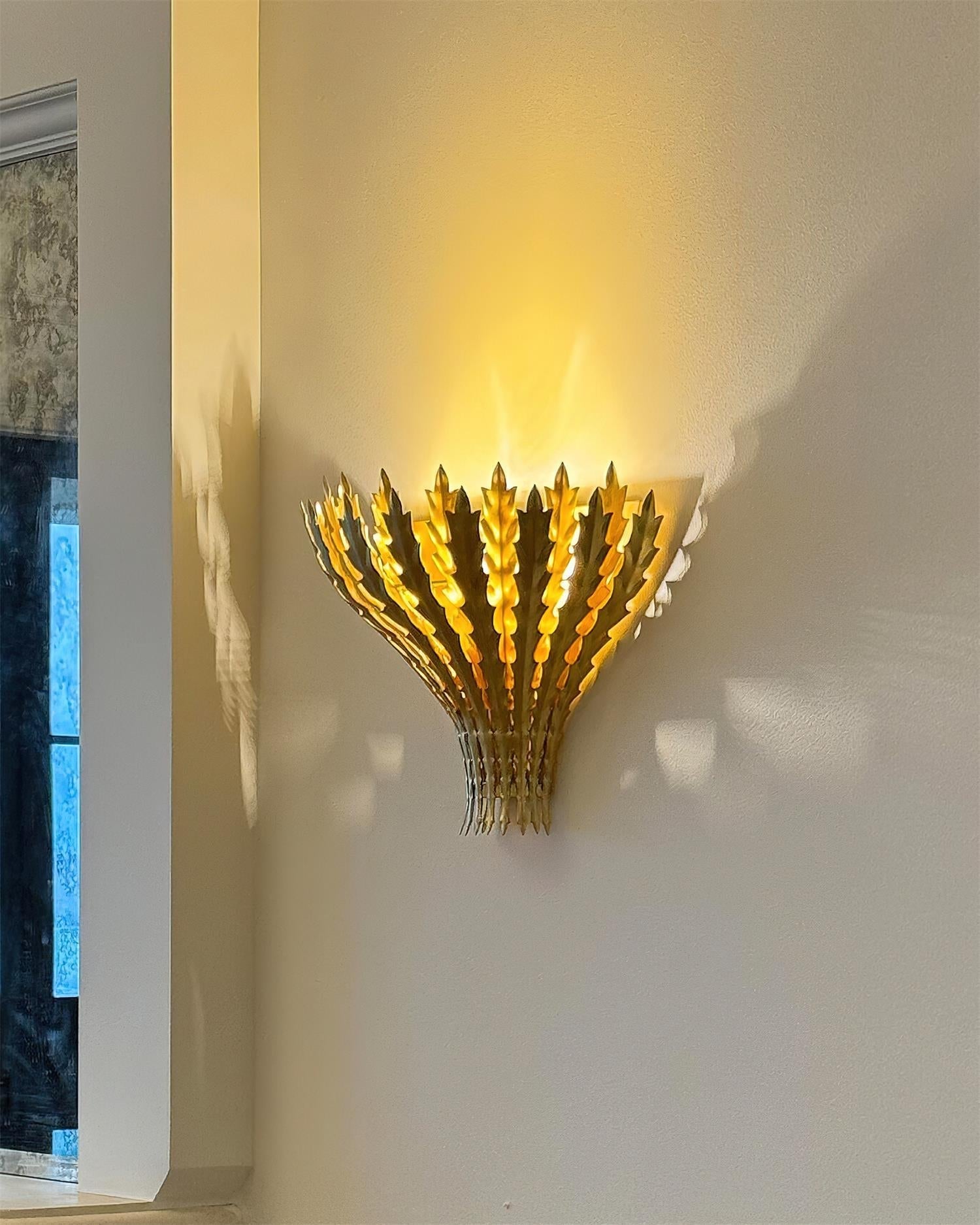 Wandleuchte Handgemacht Blatt Motiv Metall Körper Elegant Wandleuchte-Letslighting