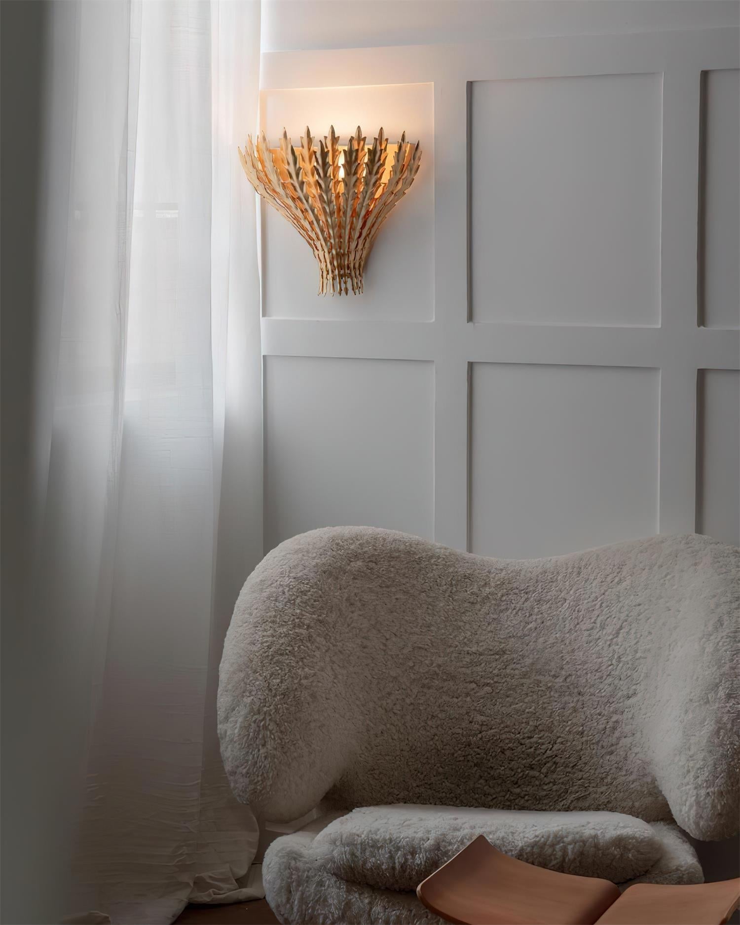 Wandleuchte Handgemacht Blatt Motiv Metall Körper Elegant Wandleuchte-Letslighting