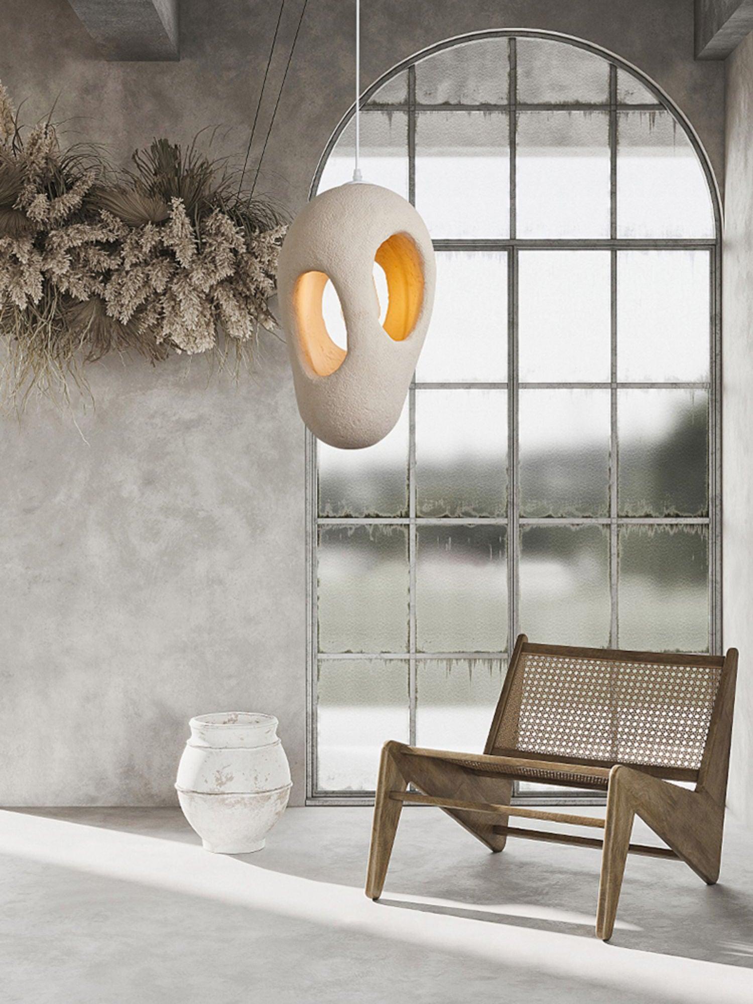Elysire Beige künstlerische Pendelleuchte-Letslighting