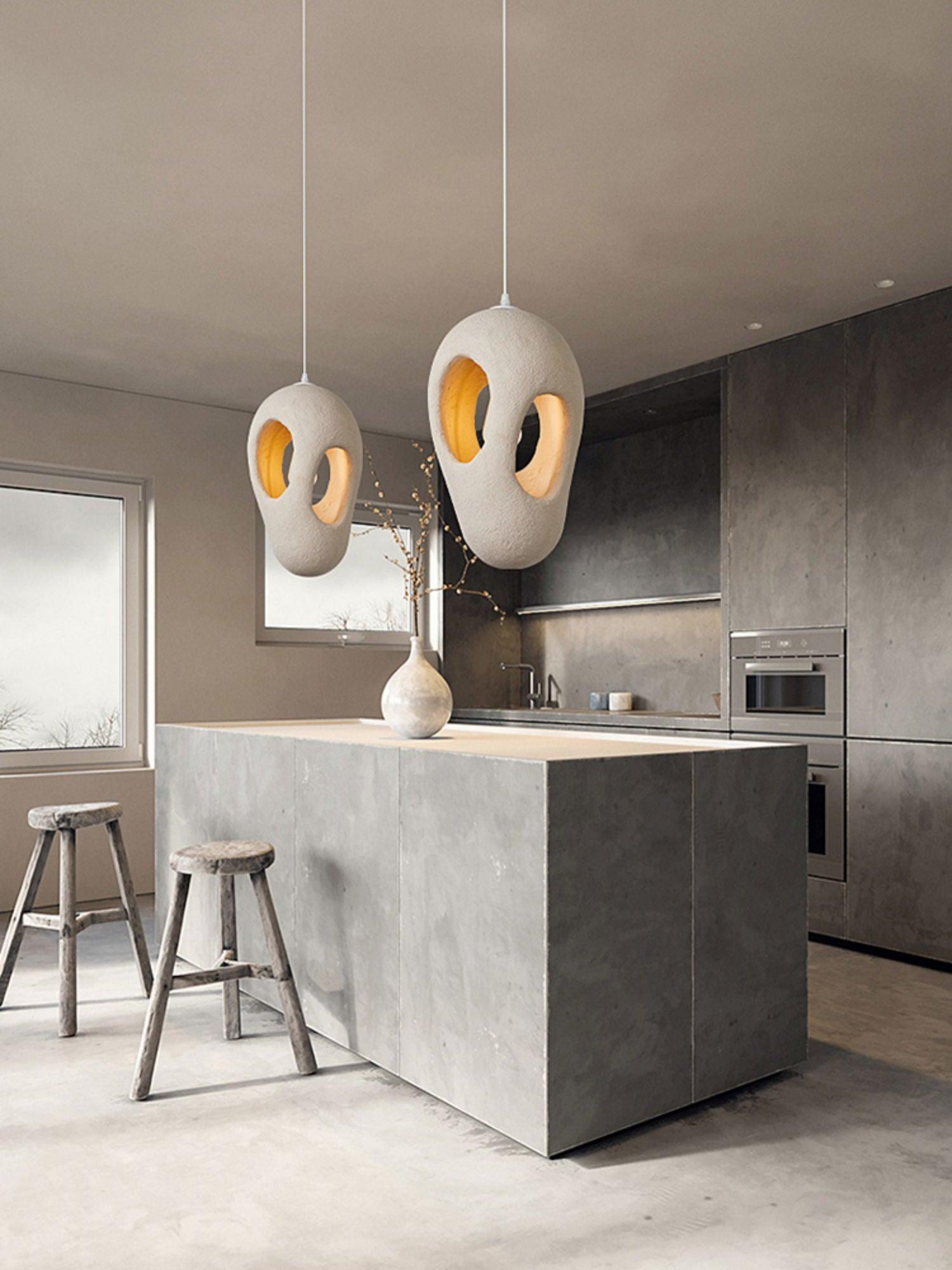 Elysire Beige künstlerische Pendelleuchte-Letslighting