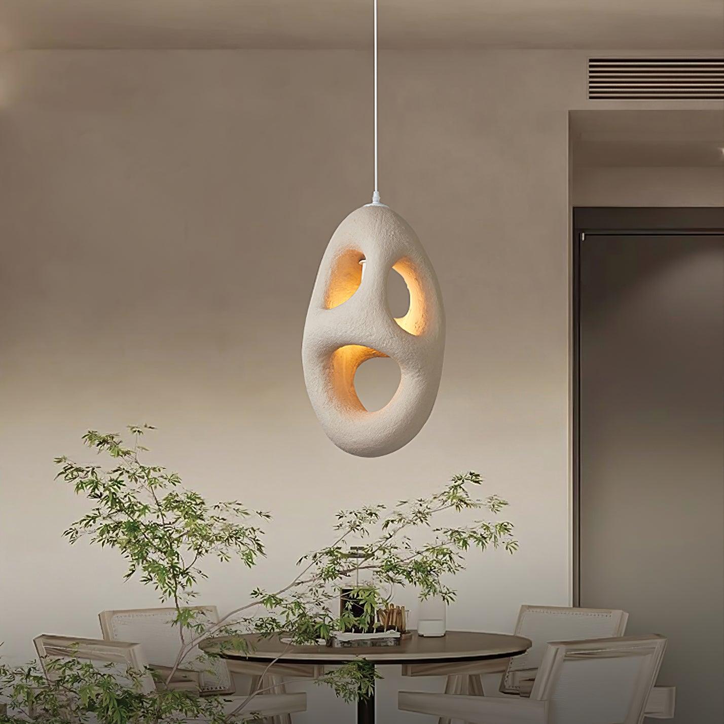 Elysire Beige künstlerische Pendelleuchte-Letslighting