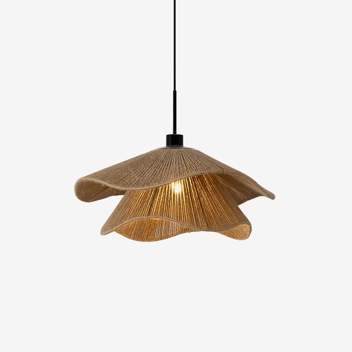 Lustra Pendelleuchte Handgefertigter Strohhut-Letslighting