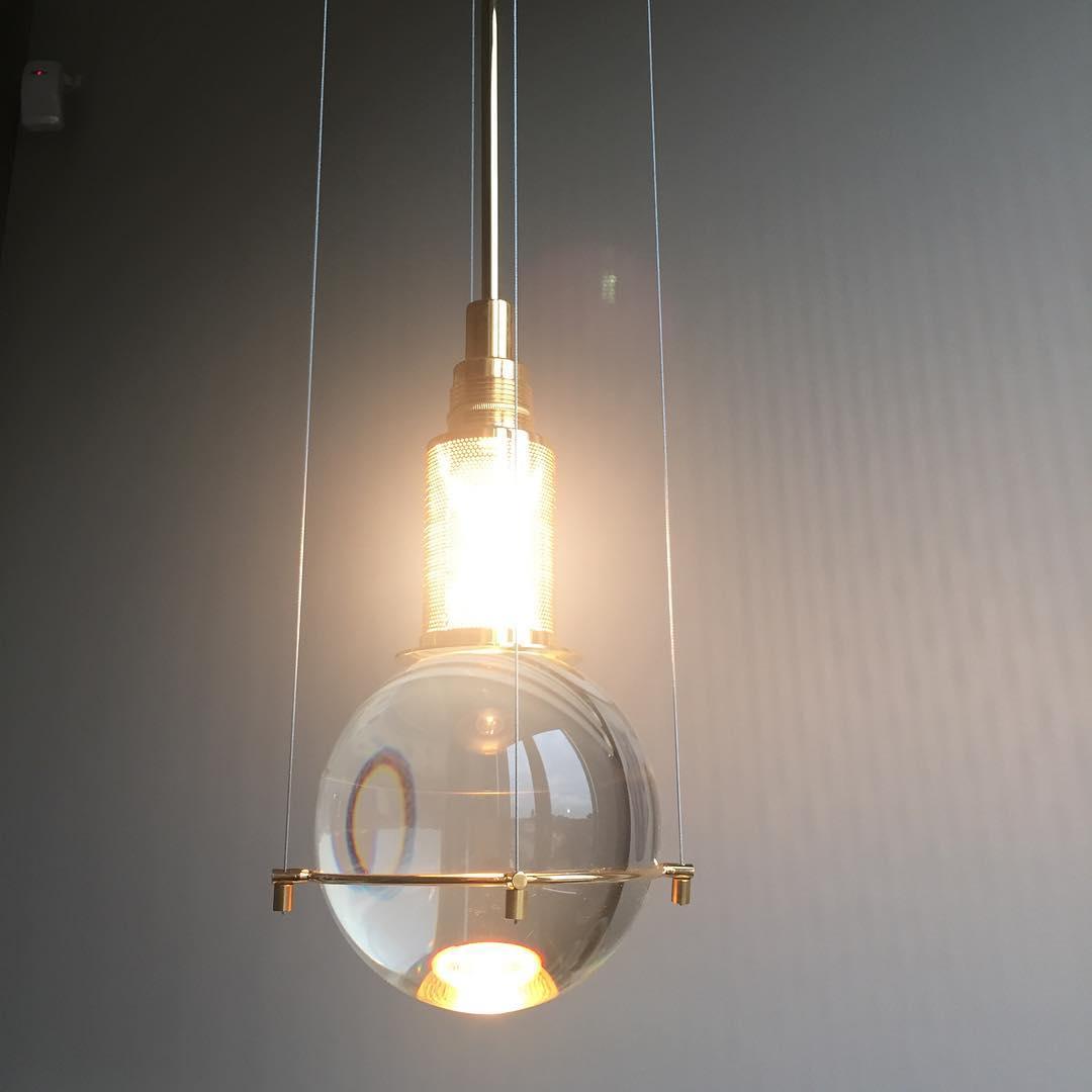 Solara Pendelleuchte mit Kristall, höhenverstellbar-Letslighting