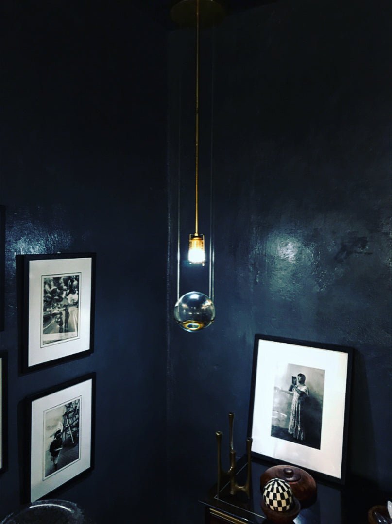 Solara Pendelleuchte mit Kristall, höhenverstellbar-Letslighting