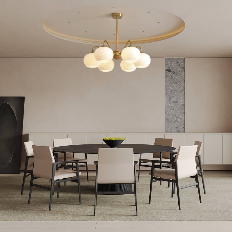Elyra Eleganter Holz-Kronleuchter-Letslighting