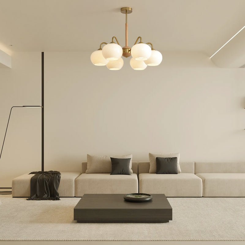 Elyra Eleganter Holz-Kronleuchter-Letslighting