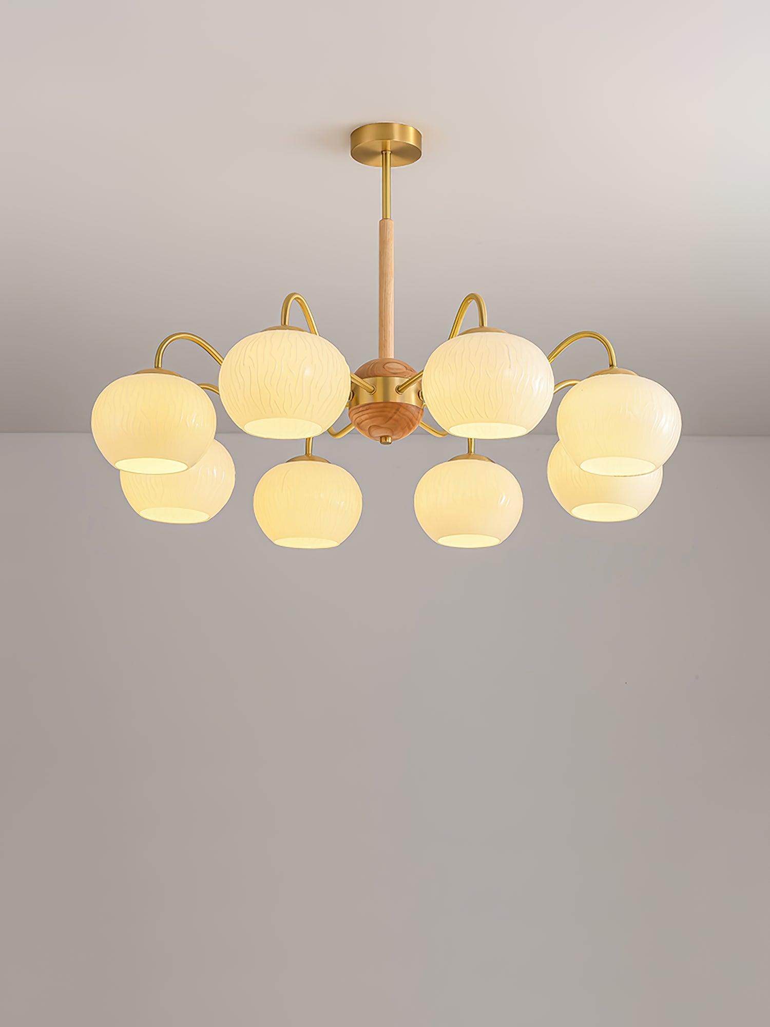 Elyra Eleganter Holz-Kronleuchter-Letslighting