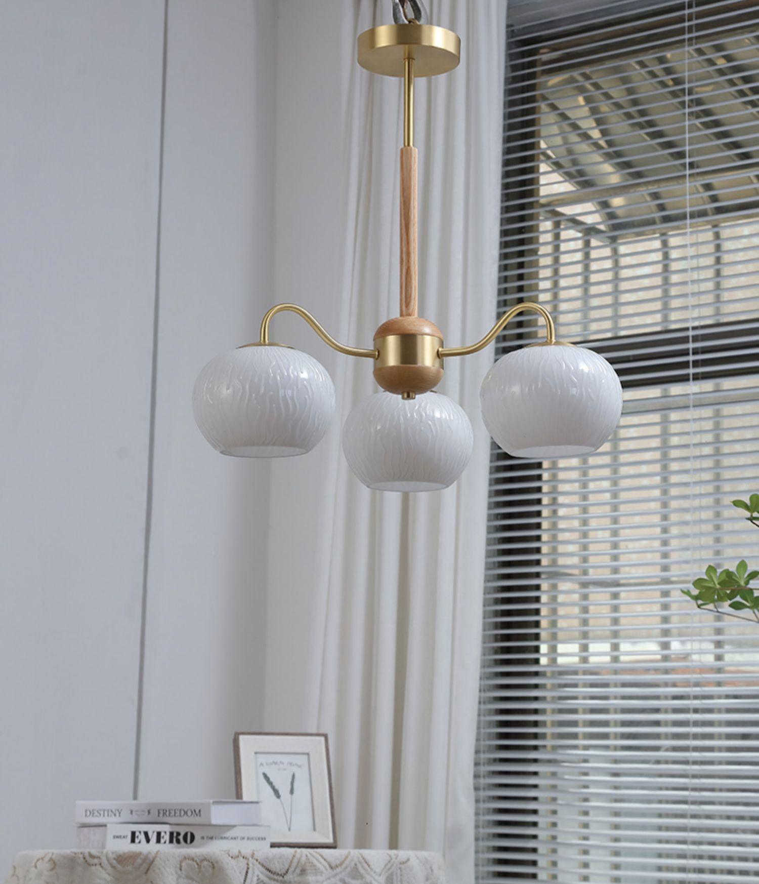 Elyra Eleganter Holz-Kronleuchter-Letslighting