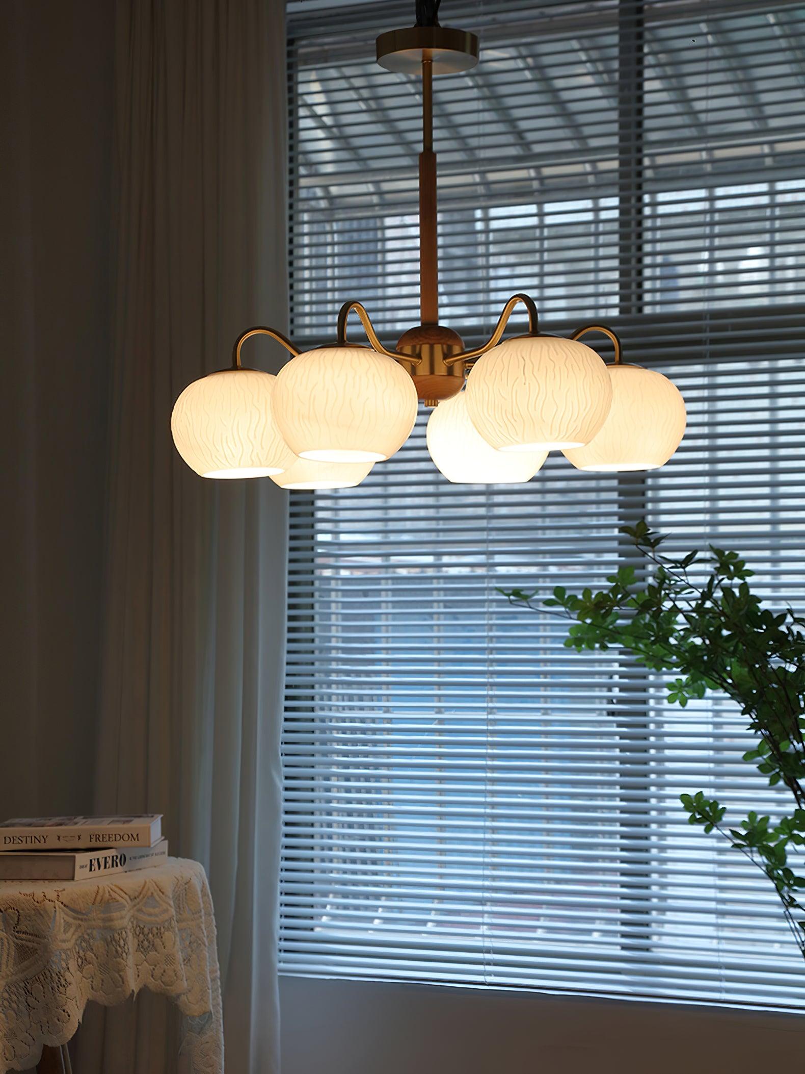 Elyra Eleganter Holz-Kronleuchter-Letslighting
