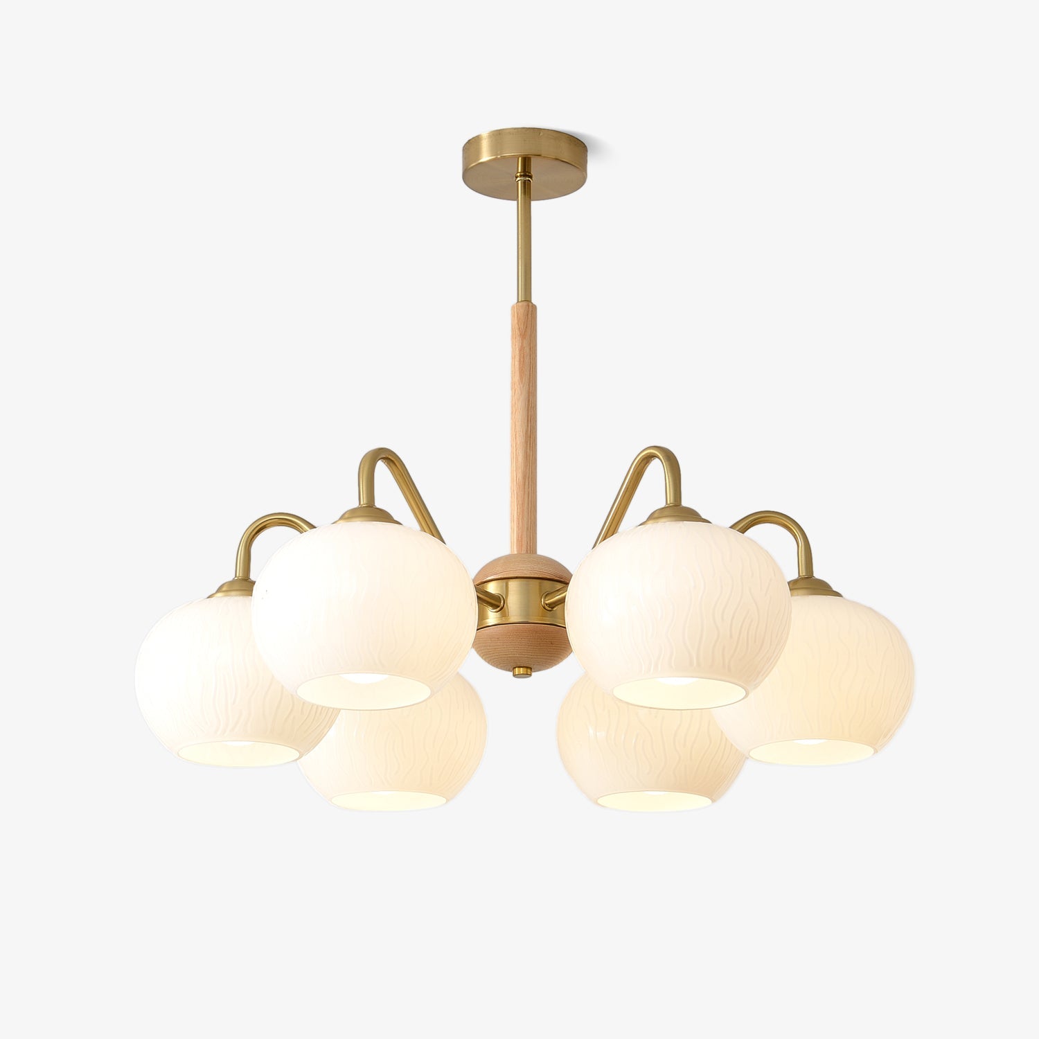 Elyra Eleganter Holz-Kronleuchter-Letslighting