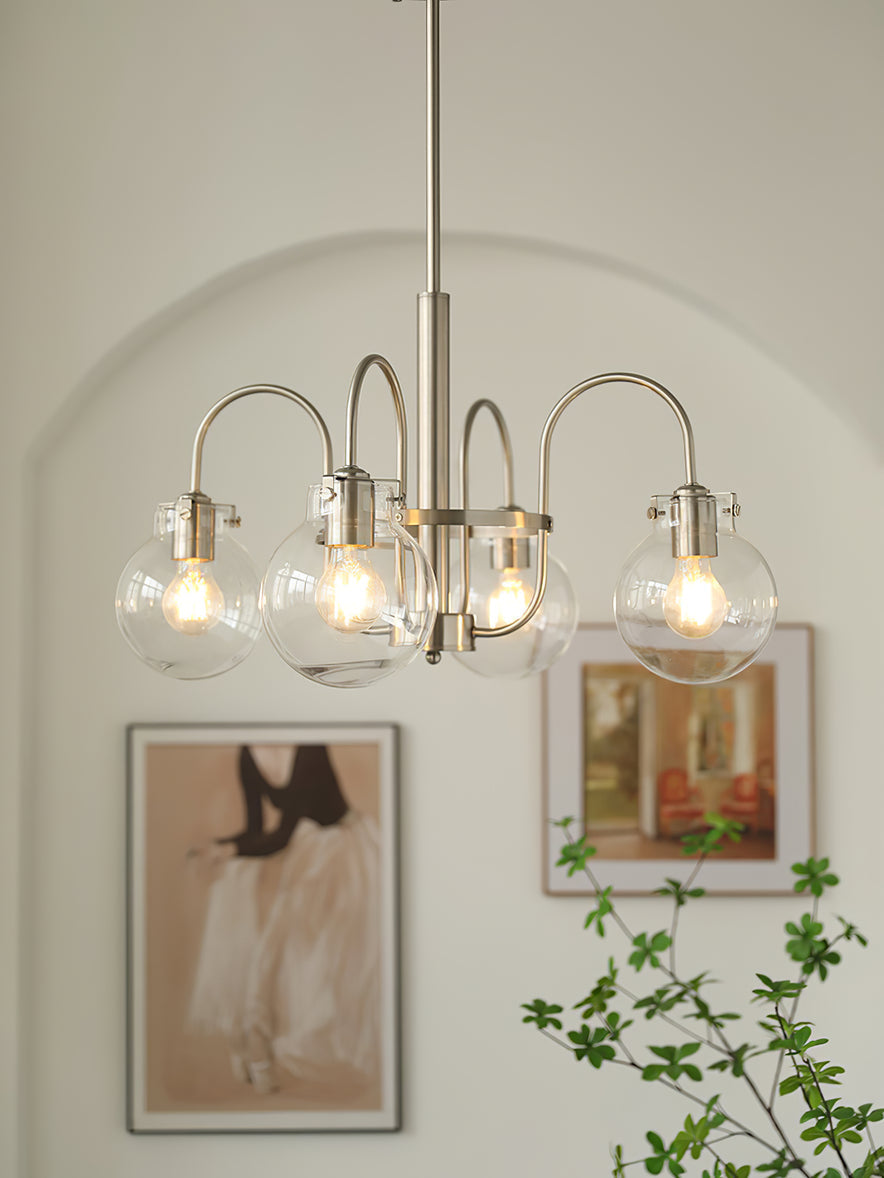 Verinyra Premium Nordisch Kunst Glas Kronleuchter-Letslighting