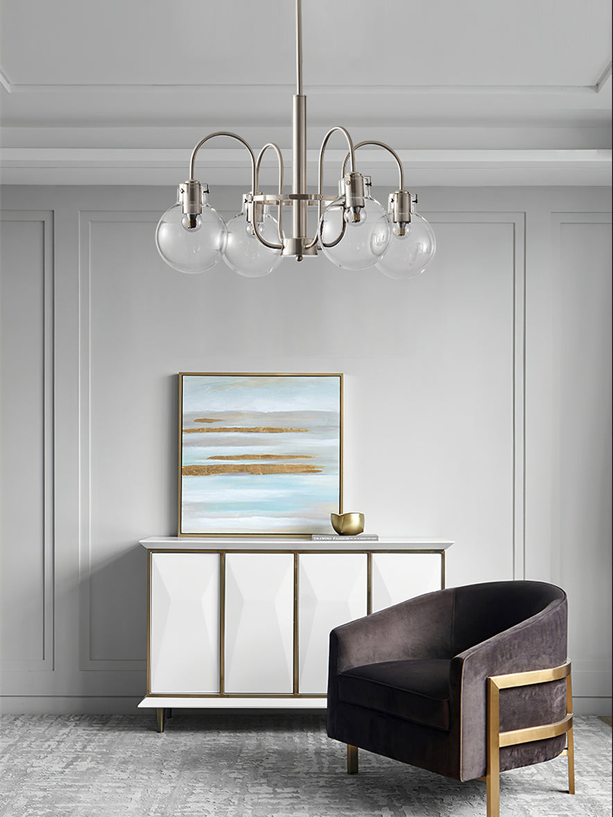 Verinyra Premium Nordisch Kunst Glas Kronleuchter-Letslighting