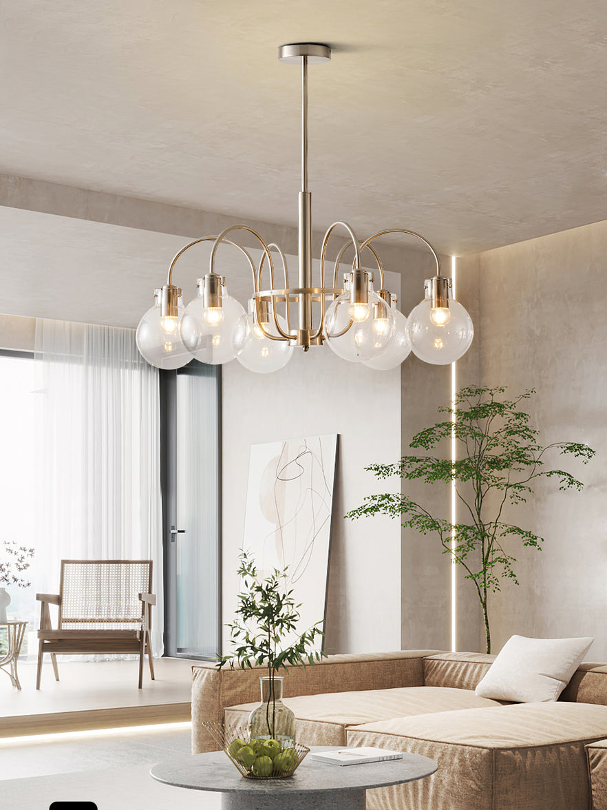 Verinyra Premium Nordisch Kunst Glas Kronleuchter-Letslighting