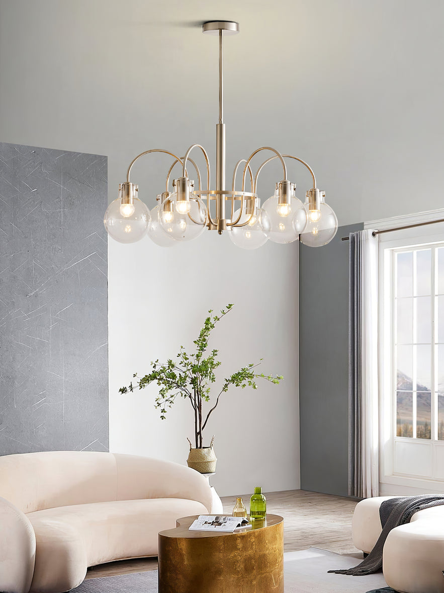 Verinyra Premium Nordisch Kunst Glas Kronleuchter-Letslighting