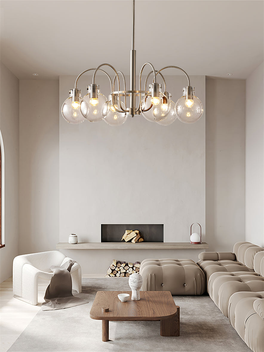 Verinyra Premium Nordisch Kunst Glas Kronleuchter-Letslighting